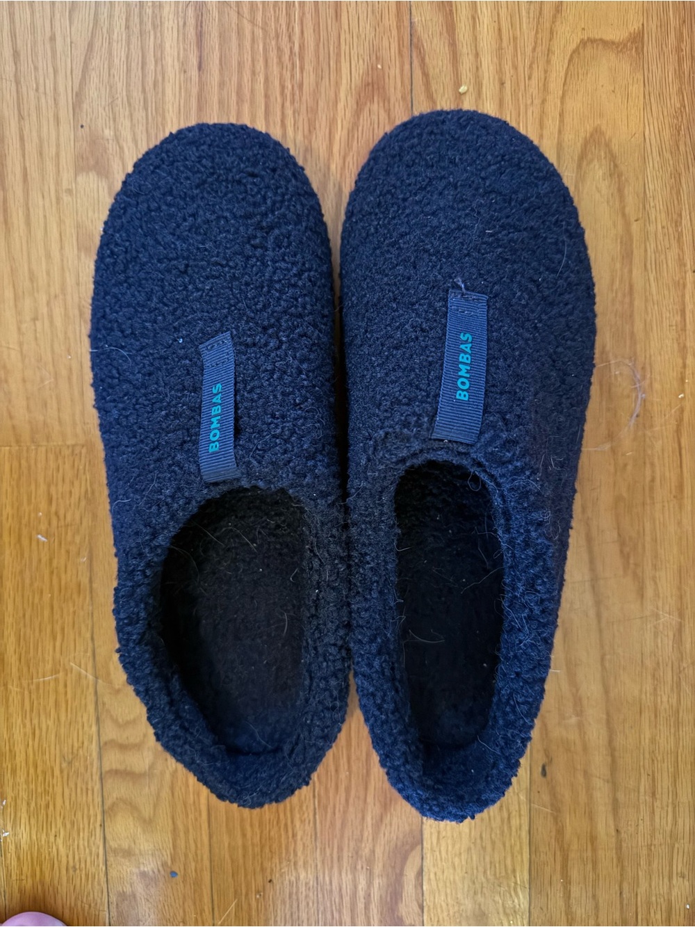 Bombas Men's Black Sherpa Slip-On Loafers